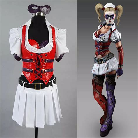 harley quinn and joker costume|harley quinn arkham asylum costume.